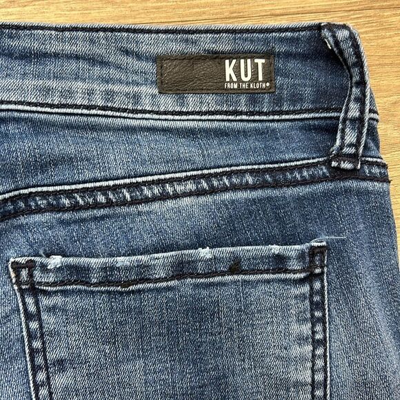 Kut from the Kloth Toothpick Skinny Jeans Distressed - Picture 5 of 7